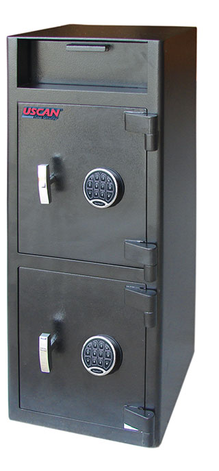 USCAN FL3914-EE Front Loading Double Door Deposit Safe