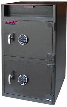 USCAN FL3920-EE Front Loading Double Door Deposit Safe