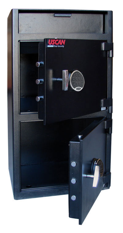 USCAN FL3920-EE Front Loading Double Door Deposit Safe