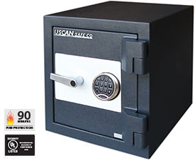 USCAN FB1413-E Fire/Burglary Safe with Electronic Keypad