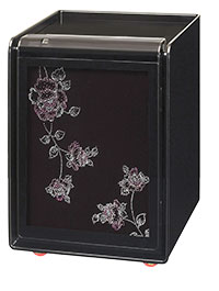 Swarovski Pink & White Rose Pattern Designer Series Safe
